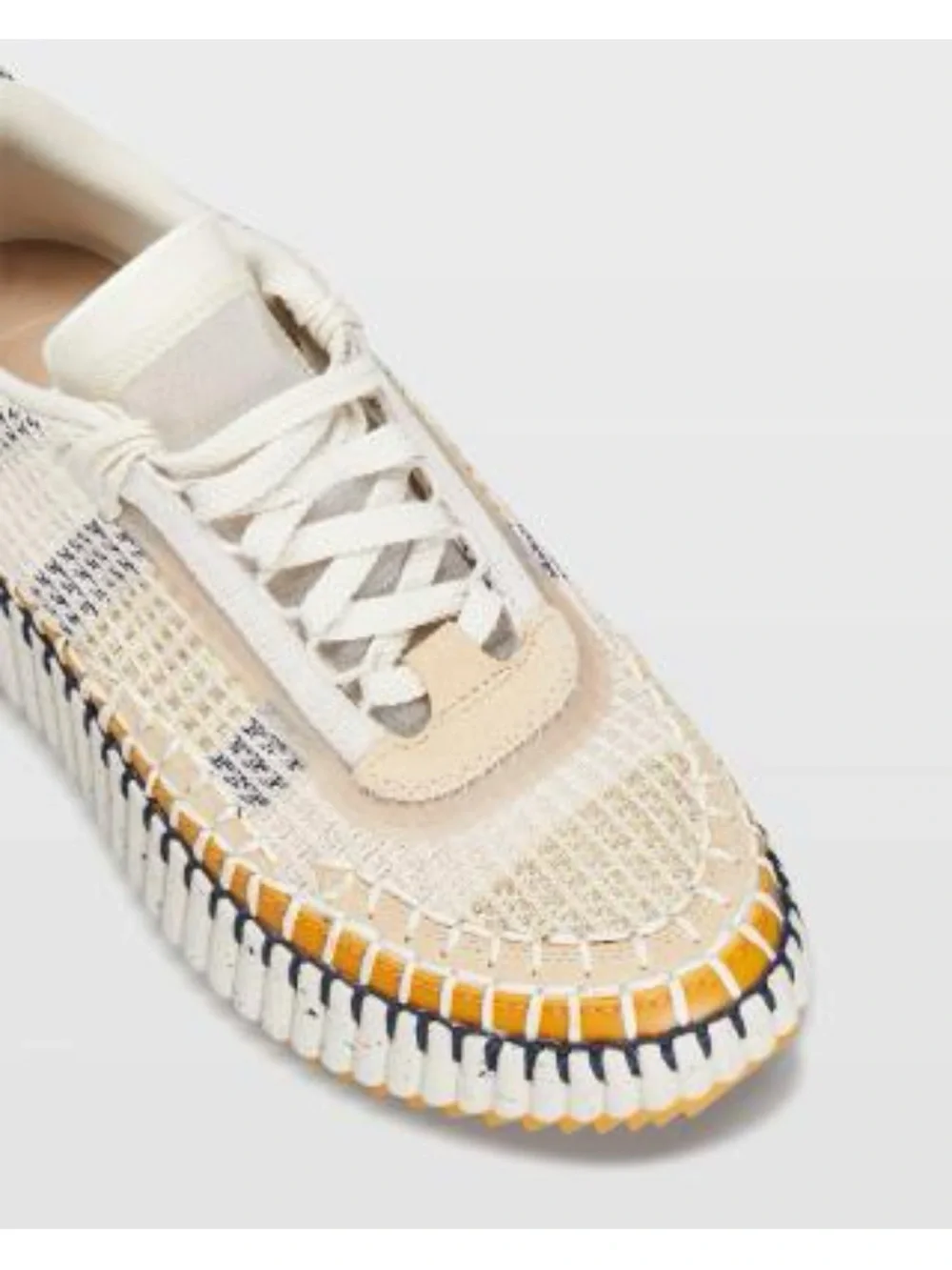 Original Chloe Nama Sneaker Biscotti Beige Size 39 Box/Bag inc